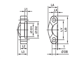 FHS SAE 對(duì)開(kāi)法蘭片、parker球閥、PARKER卡套接頭