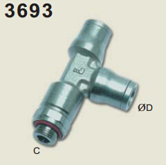 legris樂(lè)可利直T型接頭3693 parker legris legris閥門(mén)